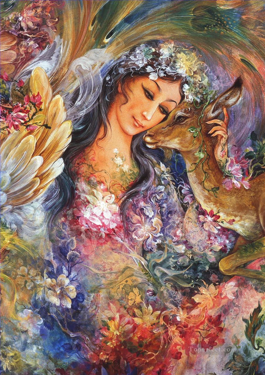 El eterno ciclo de la vida Persian Miniatures Fairy Tales Oil Paintings